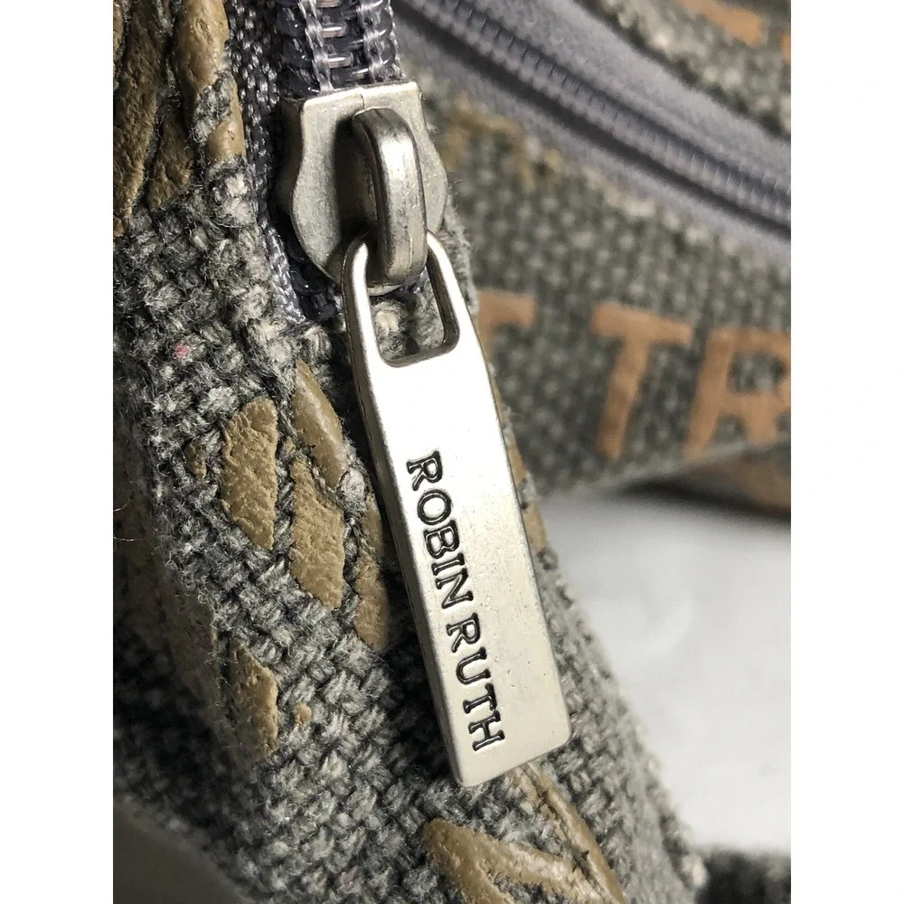 Robin Ruth Boho Canvas Travel Hobo Slouchy Shoulder Bag‎ Monaco Nice Cannes